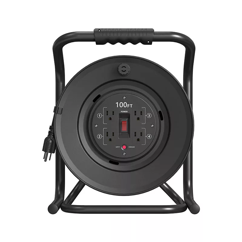 4 kivezetés Műanyag kábeldob 100 ft 4 kivezetés Műanyag kábeldob 100 ft