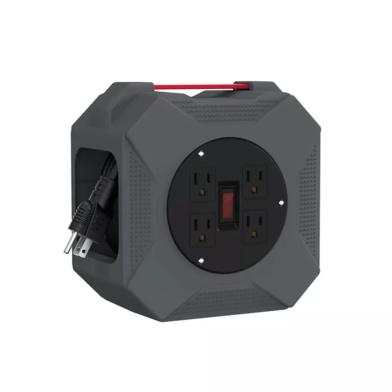 4 kimeneti műanyag kábeldob 45 láb